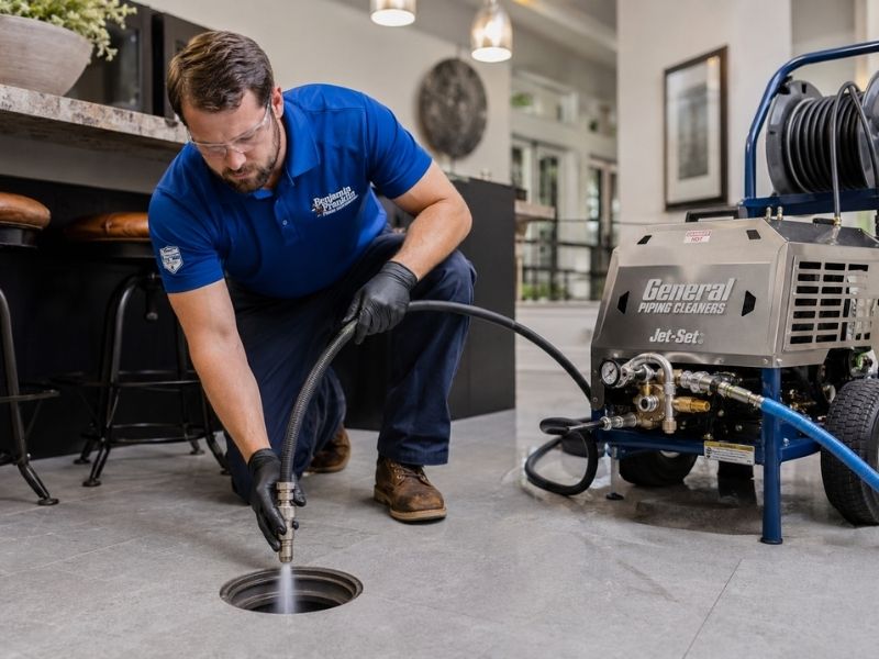 High pressure sewer drain cleaning machines